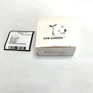 raw garden wax jar